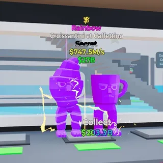 Fortnite Steal The Brainrot Croissantini et Caffettino