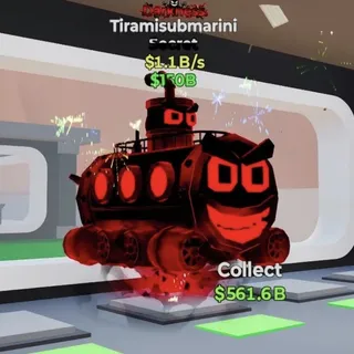 Fortnite Steal the Brainrot Darkness Tiramisubmarini