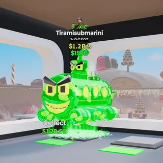 Fortnite Steal The Brainrot Tiramisubmarini 1.2B/s