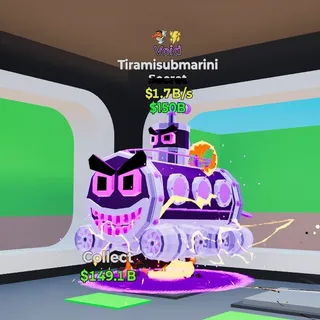 Fortnite Steal The Brainrot Tiramisubmarini 1.7B/s