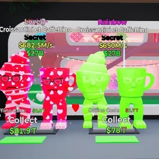 Croissantini et Caffettino lovely & rainbow bundle