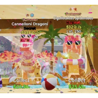Spider & Dragoni Set MAXED