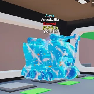 Aqua Wreckzilla Lvl 200