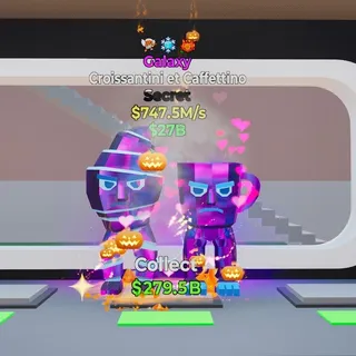 Fortnite Steal The Brainrot Croissantini et Caffettino