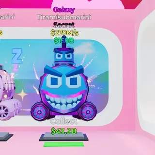 Fortnite Steal the Brainrot Galaxy Tiramisubmarini