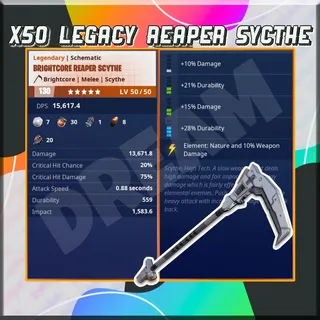 50 Legacy Reaper Sycthe