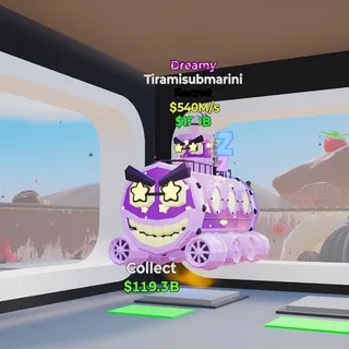 Fortnite Steal the Brainrot Dreamy Tiramisubmarini