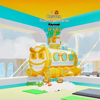 Fortnite Steal The Brainrot Tiramisubmarini 1.6B/s