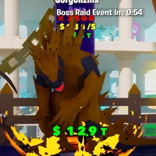 Gorgonzilla Boss - Fight The brainrot