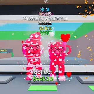 Croissantini et Caffettino lovely 1B/s with 2 trait