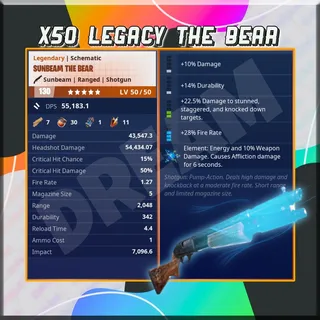 50 Legacy The Bear