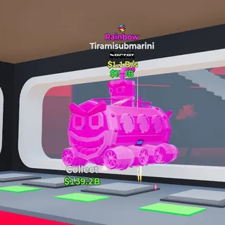 Fortnite Steal the Brainrot Galaxy Tiramisubmarini 1B/s