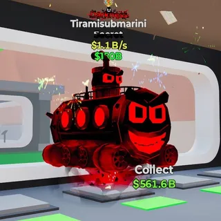 Fortnite Steal The Brainrot Rare Tiramisubmarini 1.1B/s