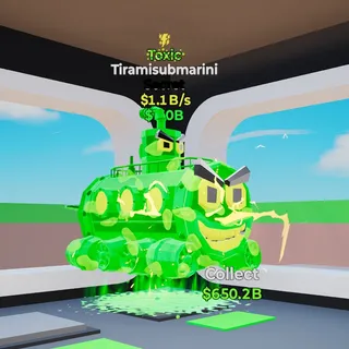 Fortnite Steal The Brainrot Tiramisubmarini 1.1B/s