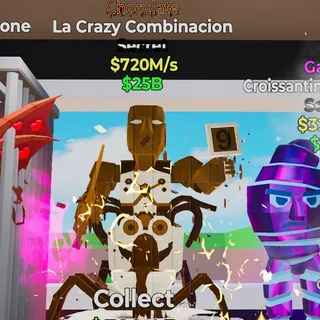 Fortnite Steal The Brainrot Rare 720M/s Chocolate