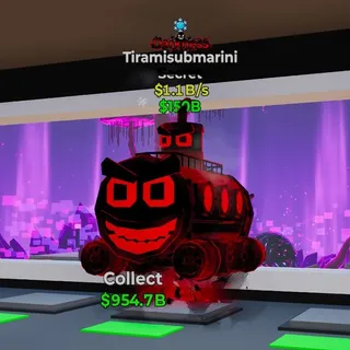 Fortnite Steal the Brainrot Darkness Tiramisubmarini
