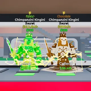 Fortnite steal the brainrot - 2 Chimpanzini Kingini