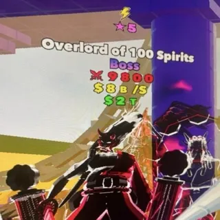 Overload of 100 Spirits 5 stars 1T