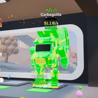 Fortnite steal the brainrot Toxic Garbagzilla