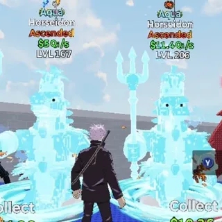 Go up for brainrot 2x Horseidon Aqua