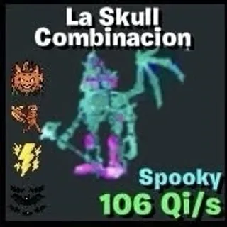 La Skull Combinacion Spooky 4 traits