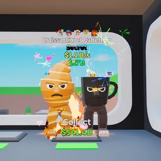 Steal The Brainrot Croissantini et Caffettino 1.1B/s
