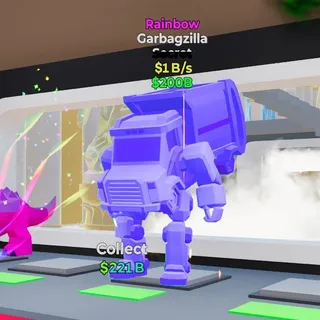 Fortnite Steal the brainrot Rainbow Garbagzilla