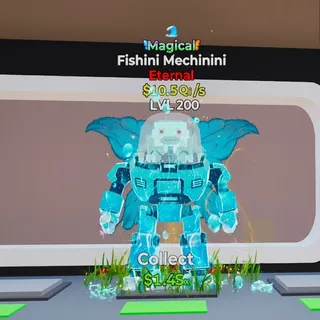 Aqua Fishini Mechinini 1 trait lvl 200