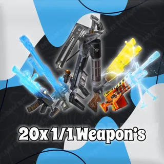 20x 1/1 Weapons