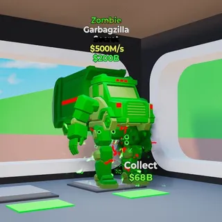 Fortnite steal the brainrot Zombie Garbagzilla