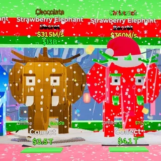 Fortnite Steal The Brainrot - 4 Strawberry Elephant Bundle