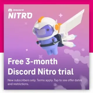 Discord Nitro 3 Months