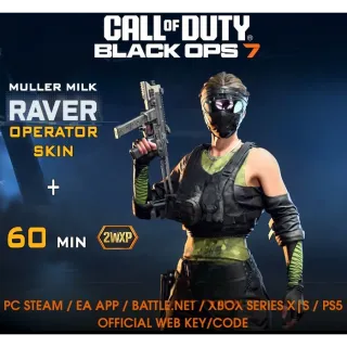 CALL OF DUTY BLACK OPS 7 — Müllermilch Muller Milk Exclusive Raver Operator Skin ⚡INSTANT DELIVERY ⚡
