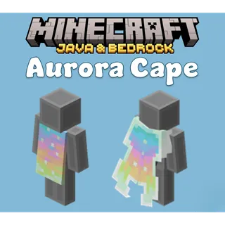 Minecraft AURORA CAPE ⚡ INSTANT DELIVERY⚡GLOBAL CODE