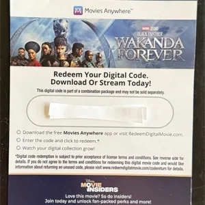 Black Panther: Wakanda Forever (HD Digital Code) Movies Anywhere 