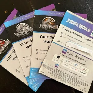 Jurassic Park 4-Movie Collection (HD Digital Code) Movies Anywhere 