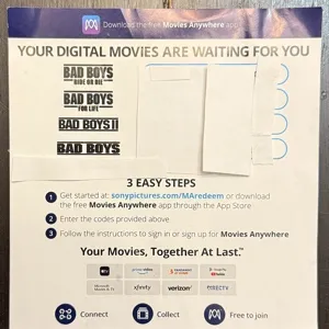 Bad Boys: 4-Movie Collection (HD Digital Code) Movies Anywhere 