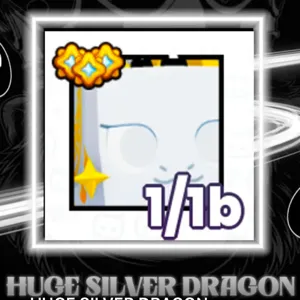 HUGE SILVER DRAGON