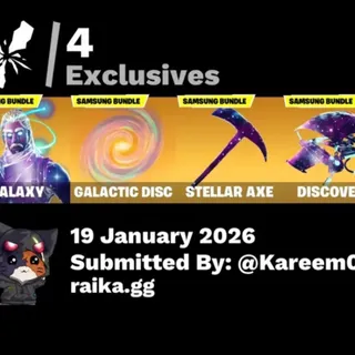 Fortnite account galaxy skin + Works all platforms ✅