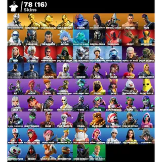 Fortnite account 78 skins + 118 emotes 🔥 + Rogue spider knight 🔥 + gold Midas + Gold Meowscles 🔥