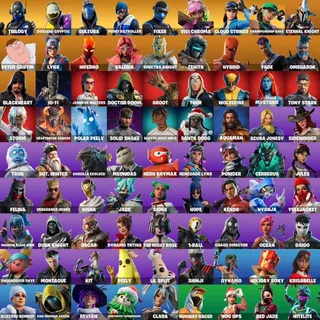 Fortnite fa account 81 skins works all platforms EMAIL CHANGEABLE ✅