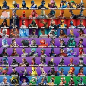 Fortnite fa account 81 skins works all platforms lifetime warranty ✅