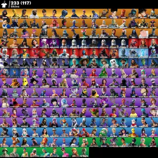Fortnite account 233 skins IKONIK + Gold Midas + 165 emotes 🔥+ Duplex OG STW ✅ + With all information ✅