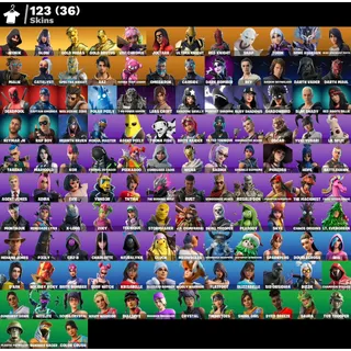Fortnite account 123 skins + IKONIK + Glow + Gold Midas + WORKS ALL PLATFORMS ✅
