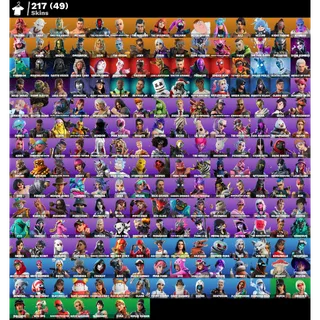 Fortnite Account 217 skins 🔥 , 266 backpacks 🎒 , 232 pickaxes ⛏️, 103 emotes  🔥,  Works all platforms ✅