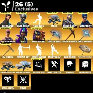 Fortnite account reaper + OG STW , mako glider ✅ ( works all platforms with all information ✅) 