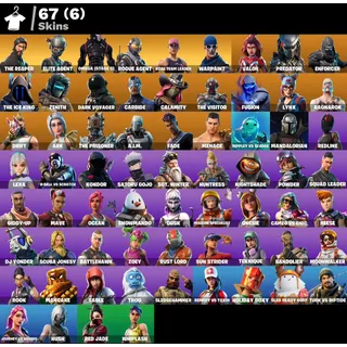 Fortnite account 67 skins + Reaper + max omega + Duplex OG STW + Works all platforms ✅