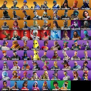 Fortnite account 79 skins + Reaper + Elite agent + 76 emotes + Email changeable ✅ + Works all platforms ✅