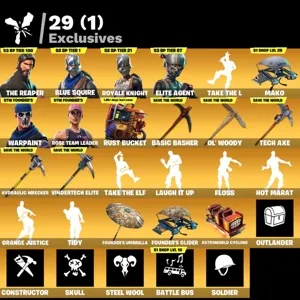 Fortnite account 72 skin + Reaper + Royale knight + floss 🔥+ mako glider + Email changeable ✅