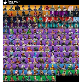 Fortnite Account 165 skins , 133 emotes 🔥 , Reaper , Omega ( stage 5) , Super duplex OG STW , EMAIL CHANGEABLE ✅ 